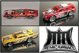 Metal Maniac 3 Car Set